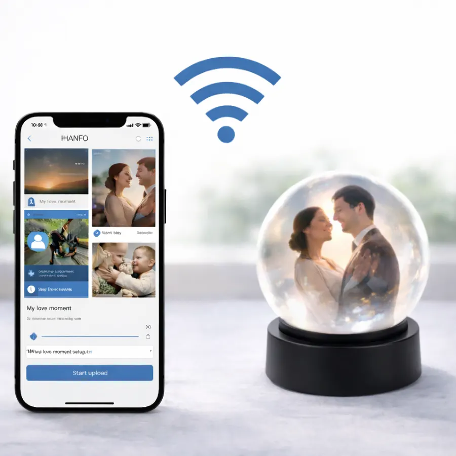 Wireless upload with the IHANFO app